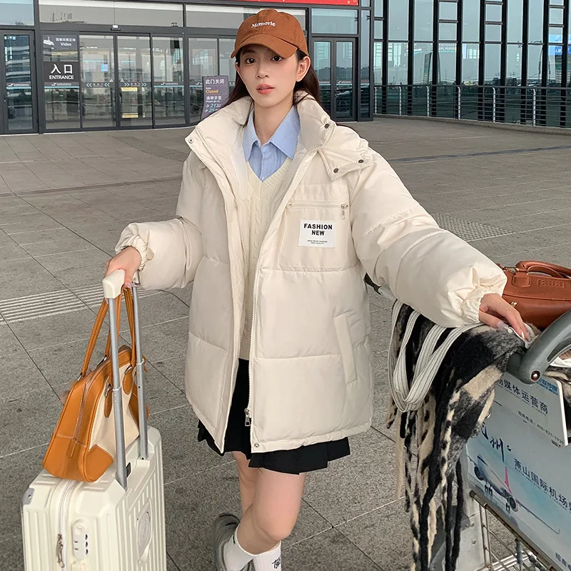 

Хлопковые куртки, женские парки-пуховики, зимнее пальто с капюшоном, утепленная теплая верхняя одежда, уличная одежда на пуговицах и молнии, повседневное пальто