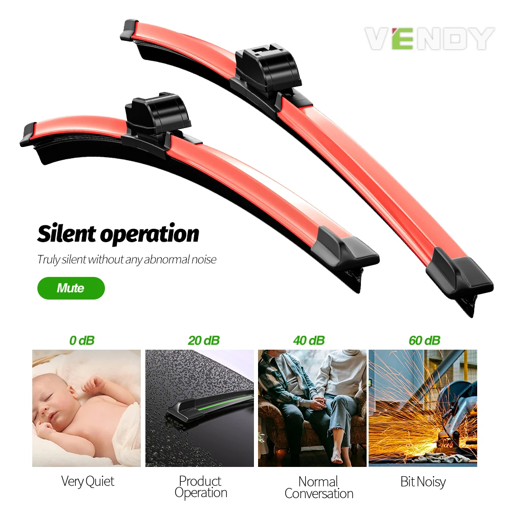 2 قطعة الجبهة ممسحة زجاج أمامي شفرات مساحات الزجاج الأمامي لسوبارو امبريزا 2000-2023 WRX STI 2008-2016 2011 2012 2013 2014 2015 #6