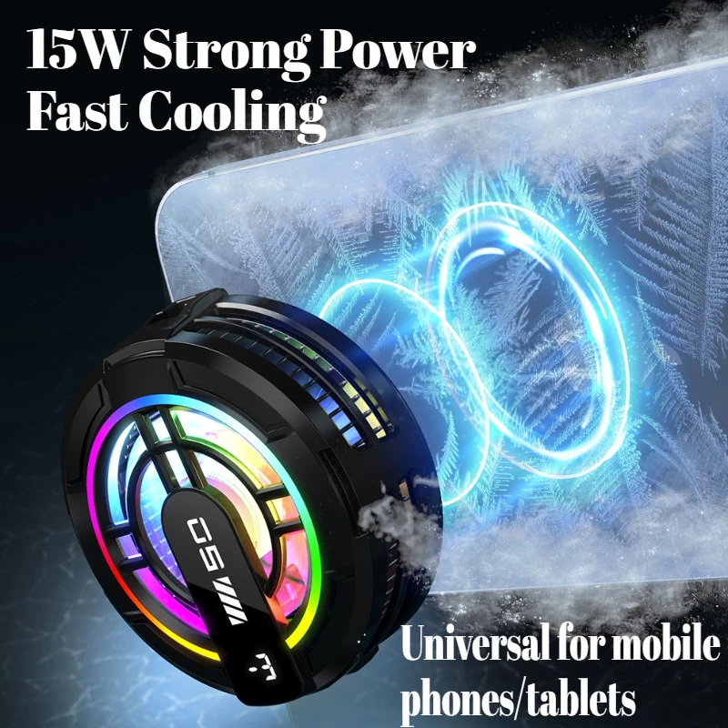 

A03 Magnetic Phone Cooler TL03 with Ice Freezing Tech Dual Cooling for Gaming Live Streaming Universal