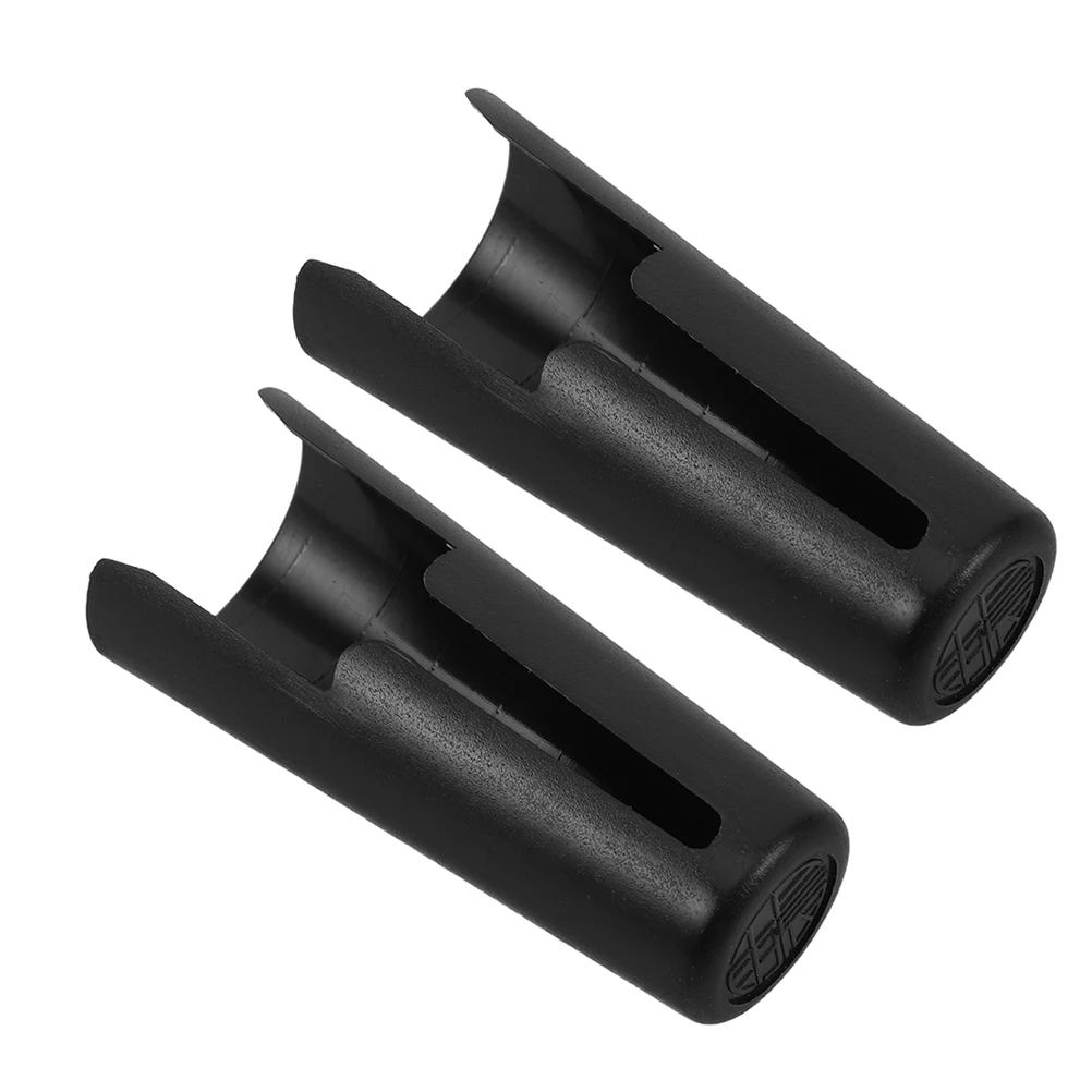 

2 Pcs Saxophone Mouthpiece Caps for Alto Clarinet Plastic Protective Cover Lightweight Music Instrument