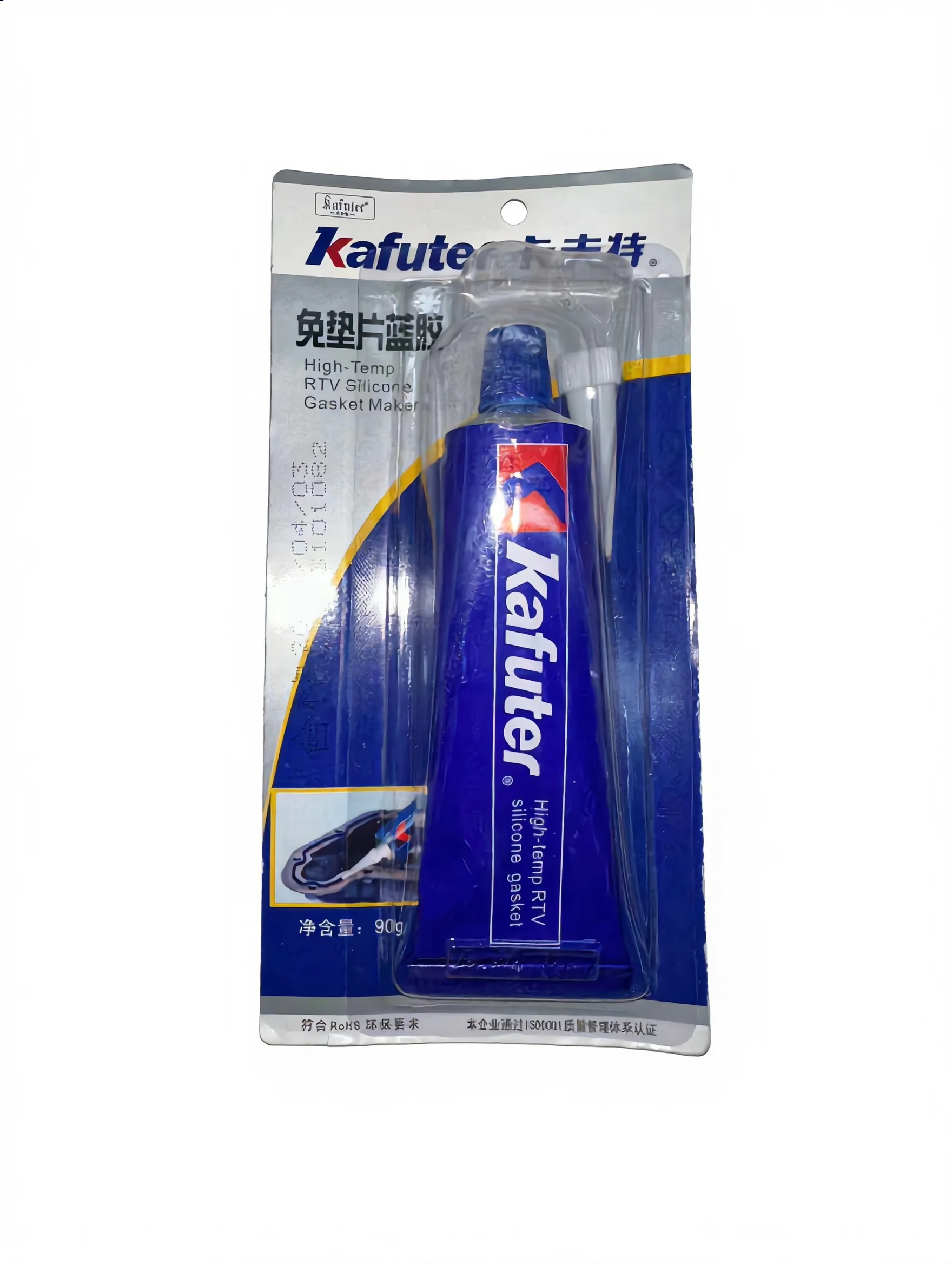 High Temp Blue RTV Silicone Gasket Maker K-587, 100% Silicone Oil Resistant Automotive Engine Sealant