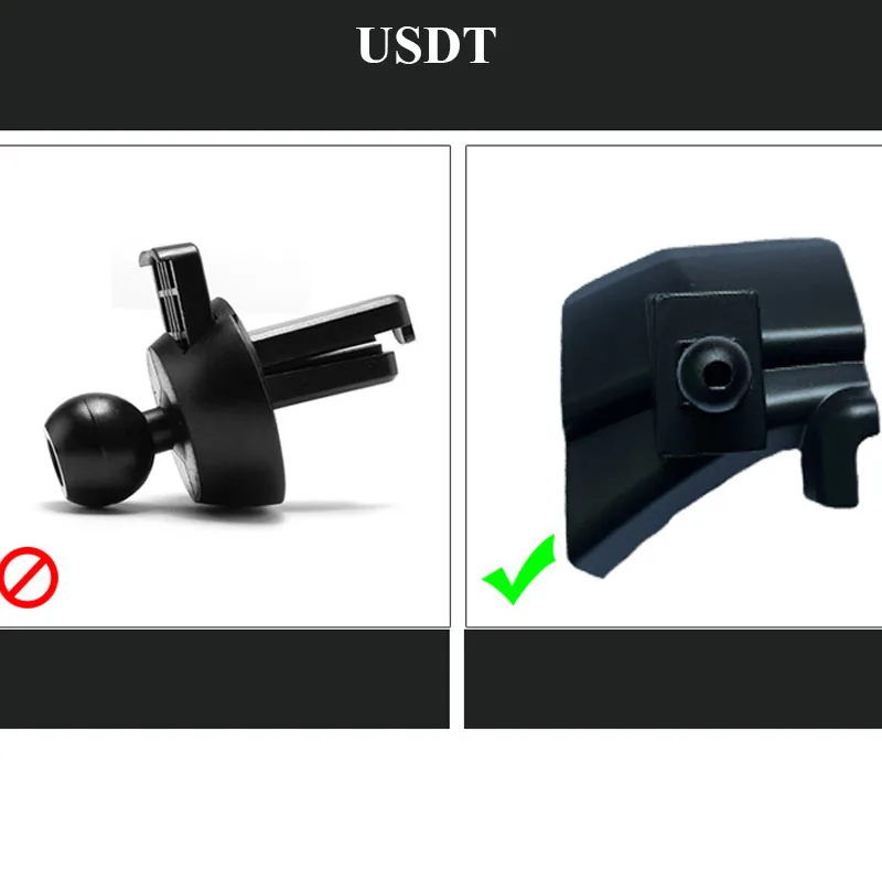 For ISUZU D-MAX DMAX 2021 2022 2023 Accessories Car Mobile Phone Holder Bracket Mount Special Base Air outlet Clip