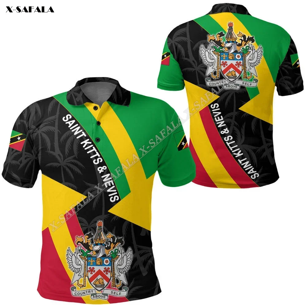 Love Bolivia Greenland Saint Vincent  Grenadines 3D Printed Men Adult Polo Shirt Short Sleeve Top Tee Breathable Confortable