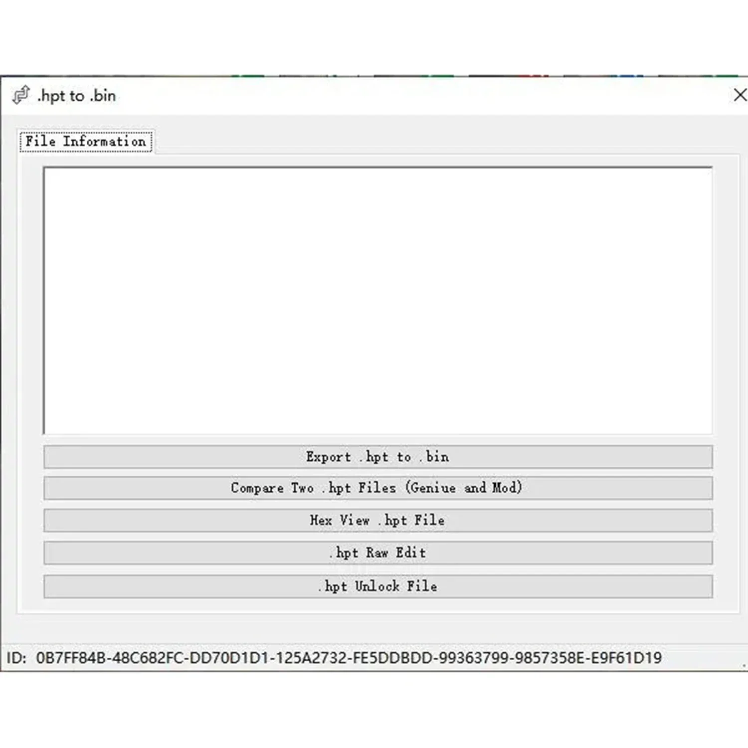 .hpt to bin Converter With Free Keygen Compare Genuine and Modified Files Unlock Tuner Unlock Hpt Raw Edit for Multi Laptop