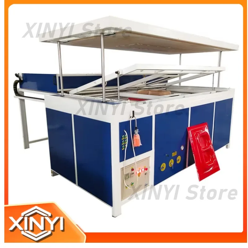 KAWALONG 2024 Light Box Acrylic Sign Vacuum Forming Machine for ABS PVC PP Plastic Flat Characters Graphic Making Core Pump