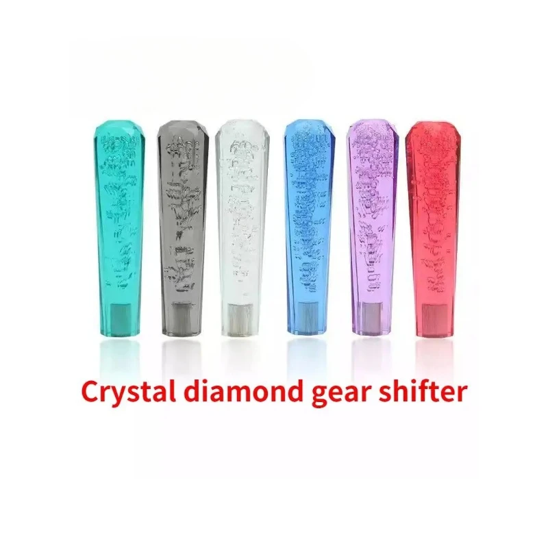 Car Gear Shift Lever Head, Acrylic Transparent Bubble Gear Shift Handle, Suitable for Automatic Transmission Cars 3