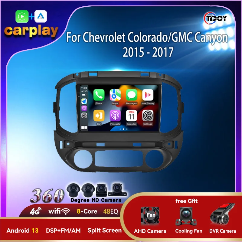 

Autoradio Car Play Multimedia Automotive Carplay Android Auto Wireless 8Core wifi For Chevrolet Colorado/GMC Canyon 2015-2017