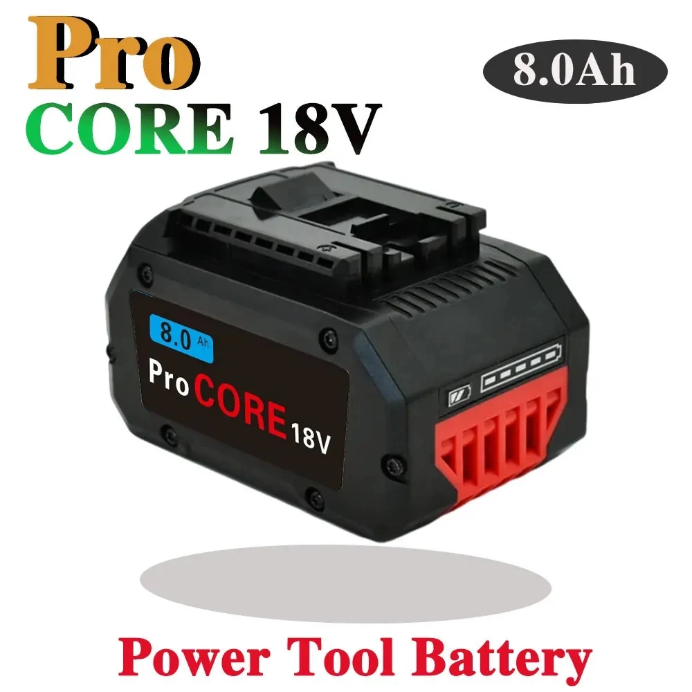 

New 18V 8.0Ah Lithium-Ion Battery Pack GBA18V80 for Bosch 18 Volt MAX Cordless Power Tool Drills, Free Shipping Lithium Battery