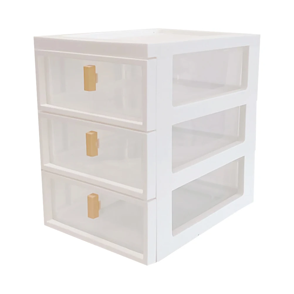 Desktop Organizer Layered For Office Stationery Sundries Plastic Desktop Organizer Box Drawer Storage Box