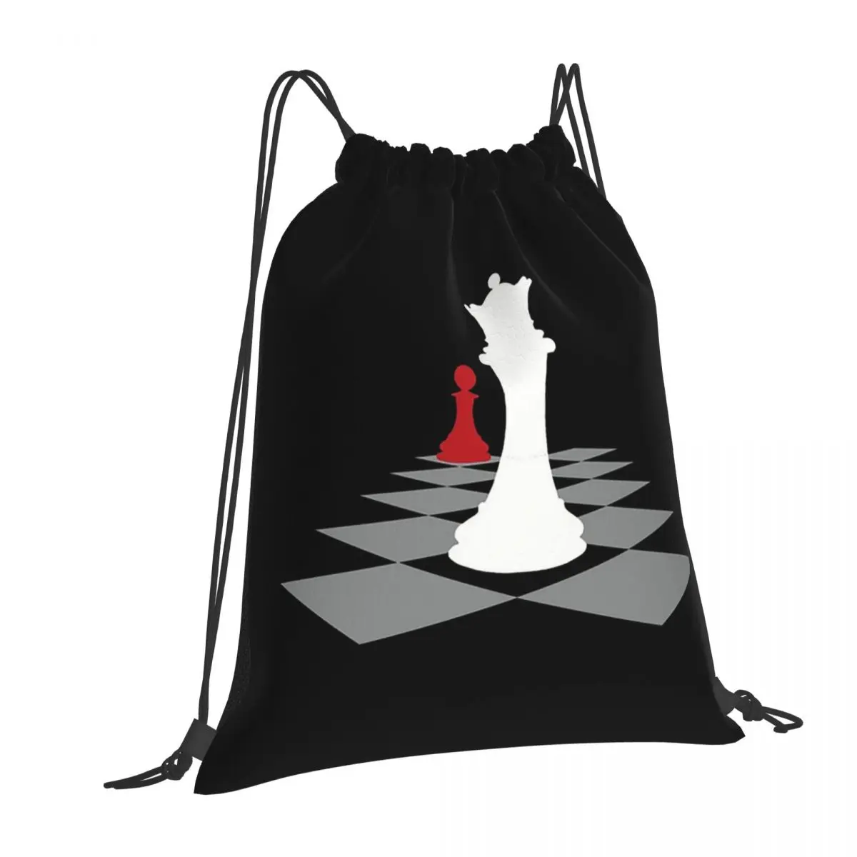 Twilight Breaking Dawn Chess Board Backpacks Casual Drawstring Bags Sports Bag Book Bags for Travel Students