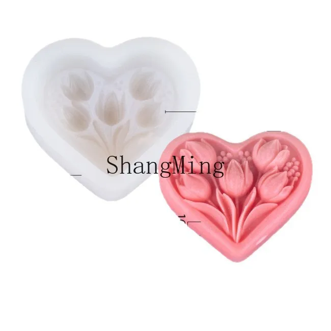 

DSA love tulip candle silicone mold handmade aromatherapy silicone mold