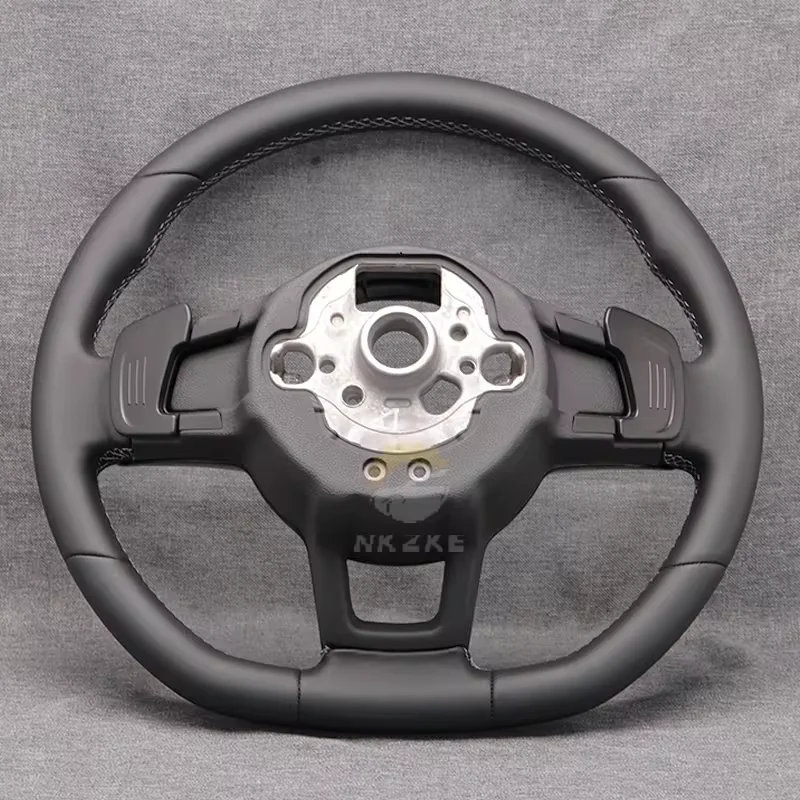 Steering Wheel For Golf 7 7.5 GTI MK7 Is Made Of Genuine Leather Material And Can Be Equipped With Shift Paddles Car Accessories