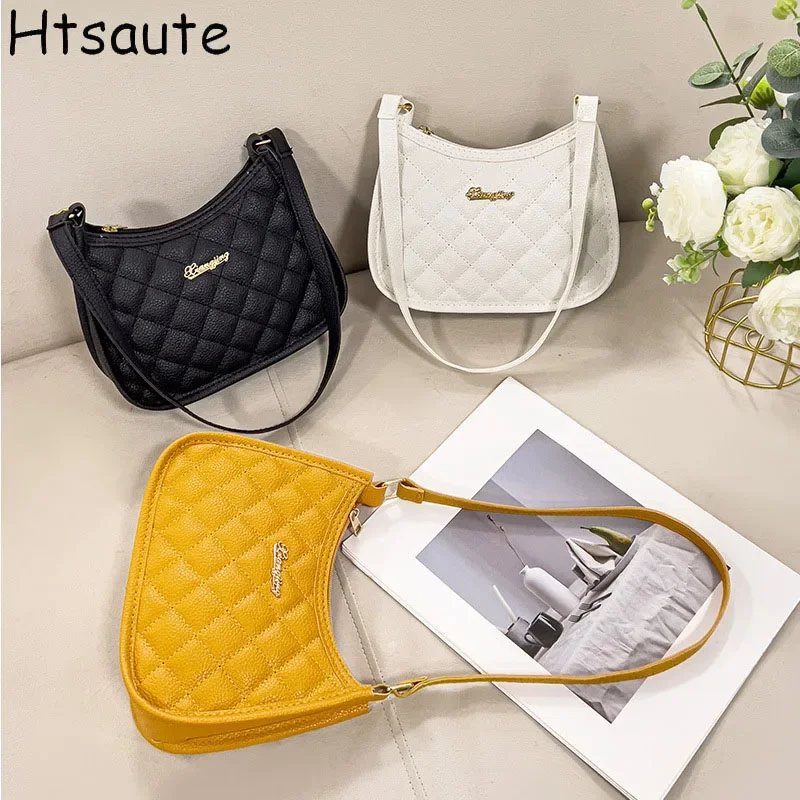 

Luxury Clutch PU Leather Women Small Shoulder Bags Girl's Crossbody Bag Bolsa Tote Student Street Korean Harajuku Messenger Bags