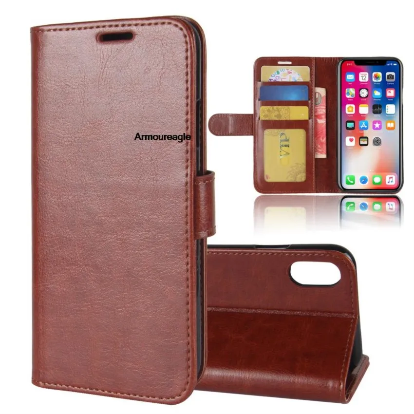 case for iphone x 10 cases wallet card slot book style flip leather covers protect cover black on for iphone10 iphonex iphone-x