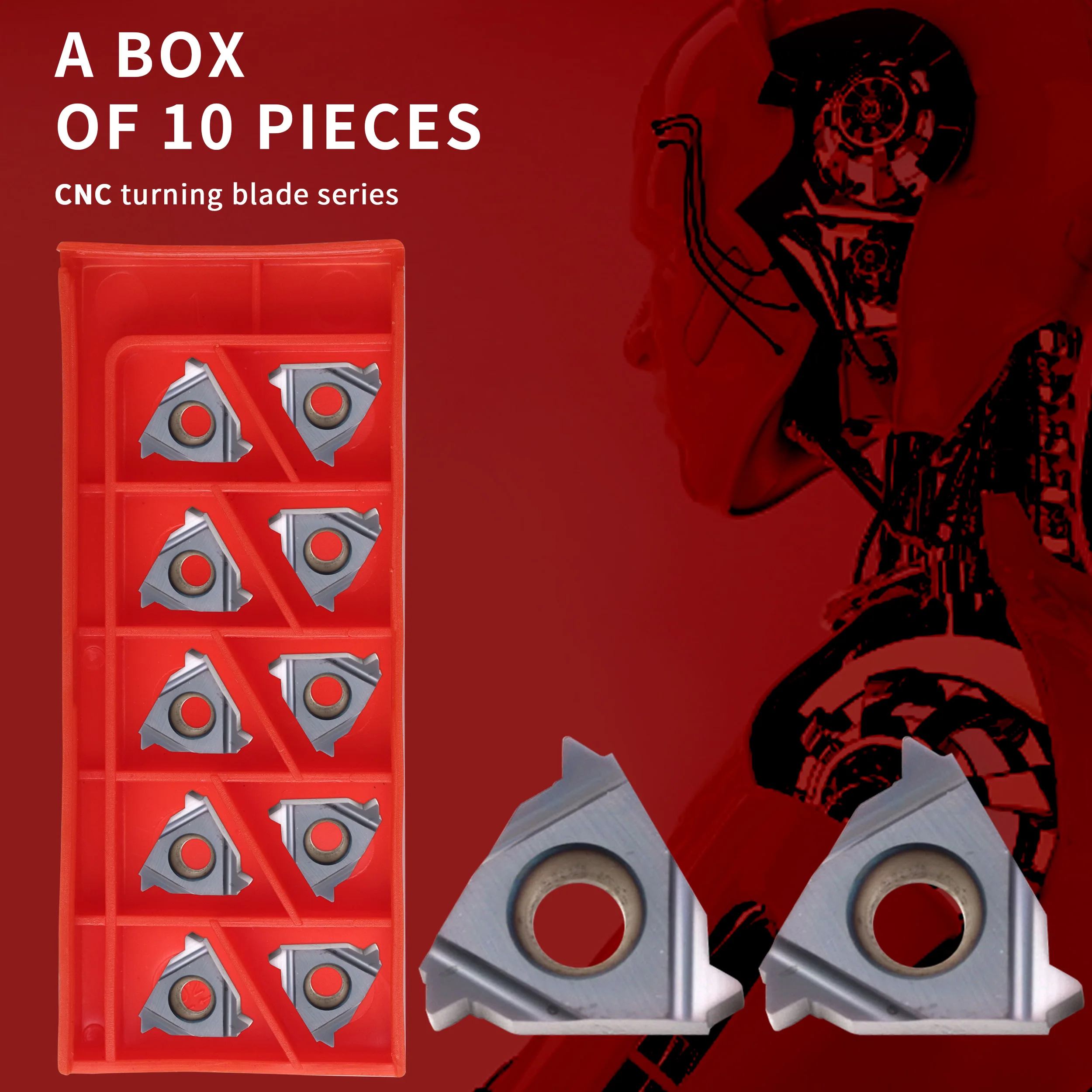16IR 10UN 11UN 11.5UN 12UN 14UN 16UN 18UN 20UN 24UN 28UN BMA lama in metallo duro tornio CNC inserti filettati utensile per tornitura in acciaio inossidabile