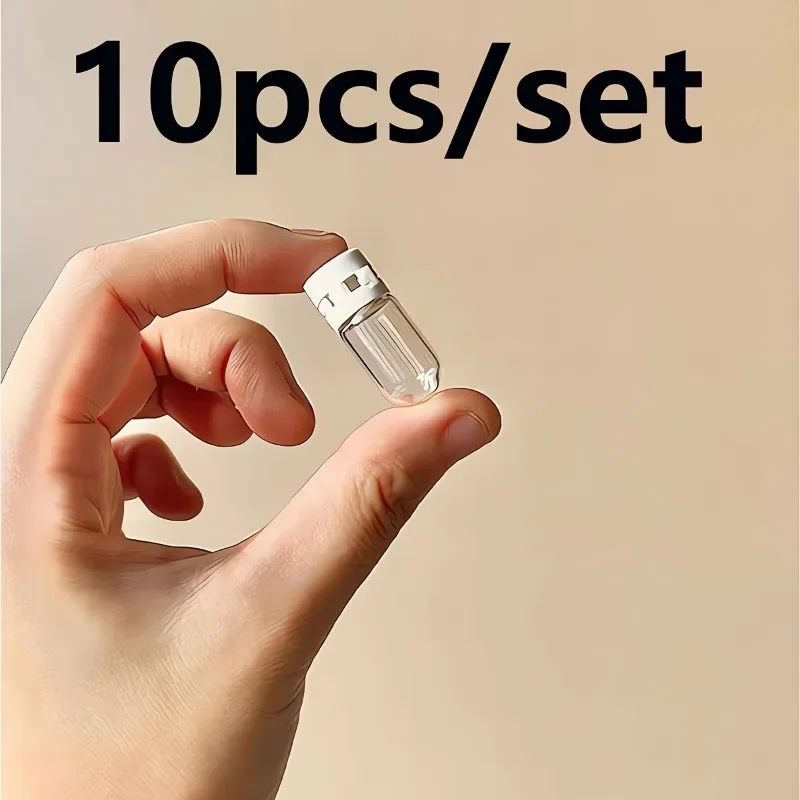 10 Stück klare, auslaufsichere Reiseflaschen mit Flip-Top-Essenz für Make-up-Entferner und Lotion, tragbarer Spender, separat abgefüllt