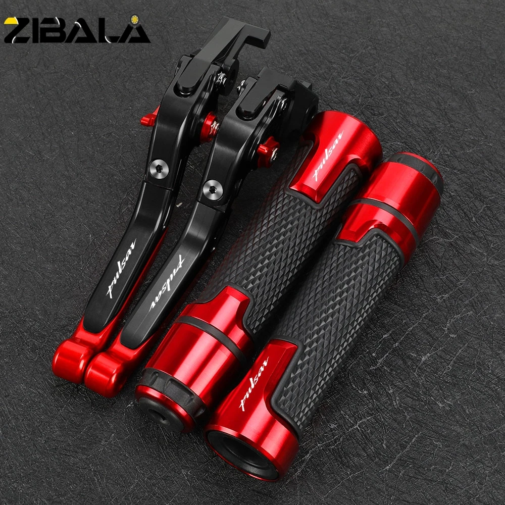 Motorcycle Accessories Brake Clutch Levers Handlebar Grip Handles bar Hand Grips For Bajaj Pulsar 200 NS/AS/RS/Dominar 400