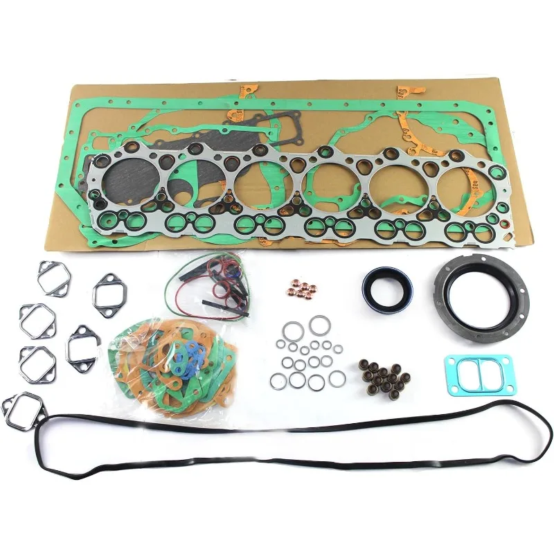 6D34 6D34T Engine Full Gasket Kit Head Gasket Se For Mitsubishi Fuso FH FE FG FH211 5.8L Truck Kobelco SK200-5 SK230-5 SK250LC