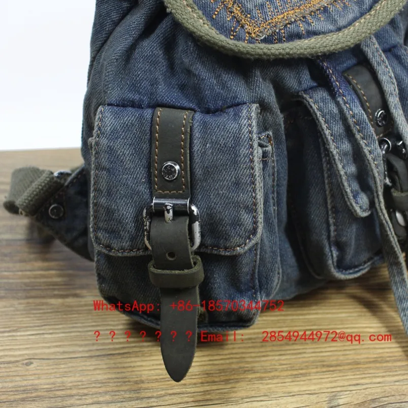 

2026 Backpack Vintage Nostalgic Denim Backpack