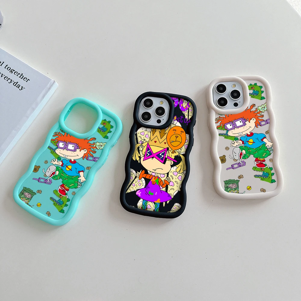 Cartoon Phone Case for OPPO A7 A9 A15 A16K A17 A31 A38 A53 A54 A55 A57 A58 A74 A76 A79 A92 A98 4G 5G Cover Funny R-Rugrats