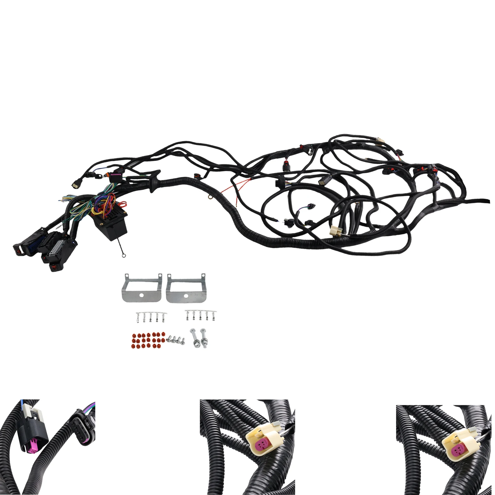 Motorkabelboom 2014-2017 Gen V LT1 / L83 5.3/L86 6.2 W/ 6L80E/6L90E 4-draads standalone kabelboom