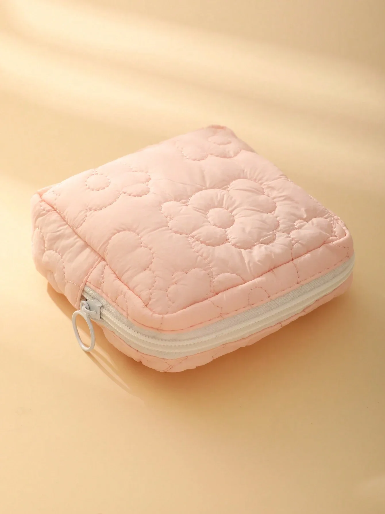 Portable Mini Zipper Cosmetic Bag Sanitary Napkin Pouch Makeup Organizer Makeup Toiletry Bag Period Pad Coin Purse