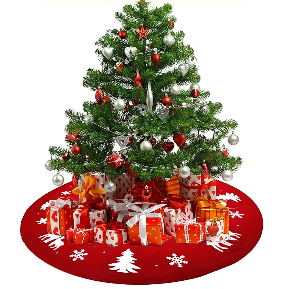 Árvore de natal saia rústica capa inferior saias grandes acessório pano tapete decoração avental de natal decorar