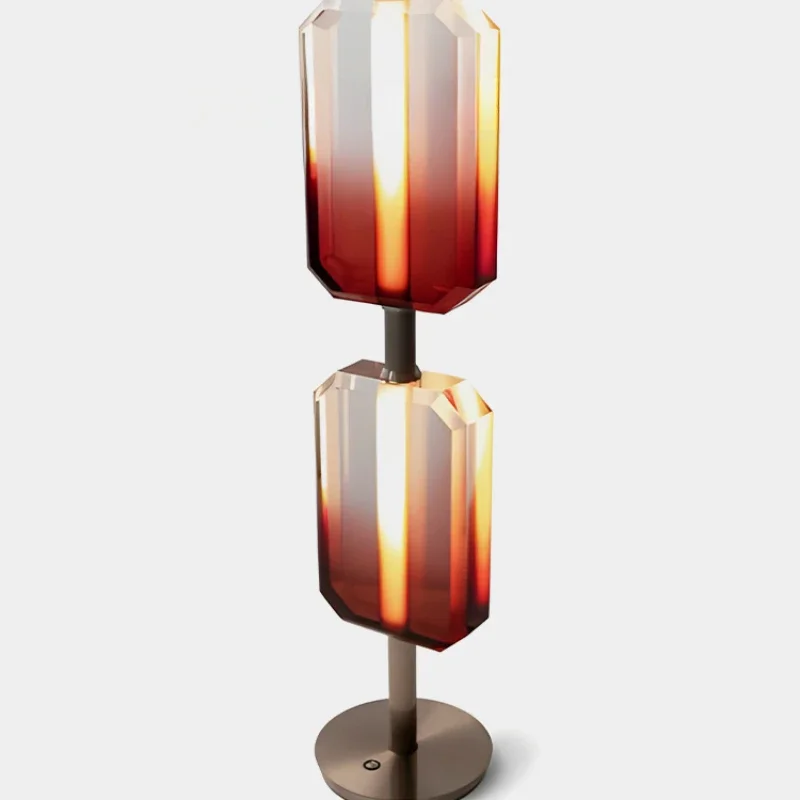 

Glass desk lamp living room bedroom art decoration lamp