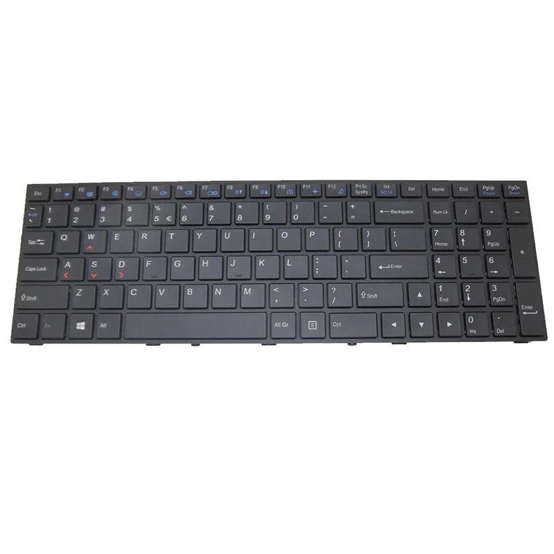 

Laptop Keyboard For MEDION ERAZER X7842 MD99690 United States US Black With Frame With Backlit