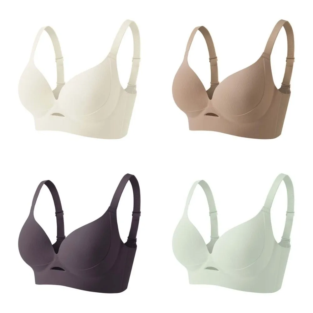 حمالة صدر مريحة وملائمة على شكل حرف V عميقة لاسلكية مقاومة للصدمات ومضادة للترهل للنساء ملابس داخلية قابلة للتعديل حمالات صدر لليوجا #4
