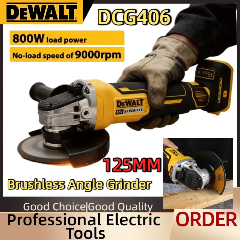 amoladora-angular-dewalt-dcg406-de-125-mm-sin-escobillas-diseno-de-cabezal-plano-ultrafino-bateria-de-litio-de-20-v-solo-cuerpo-de-maquina-para-bateria-de-20-v