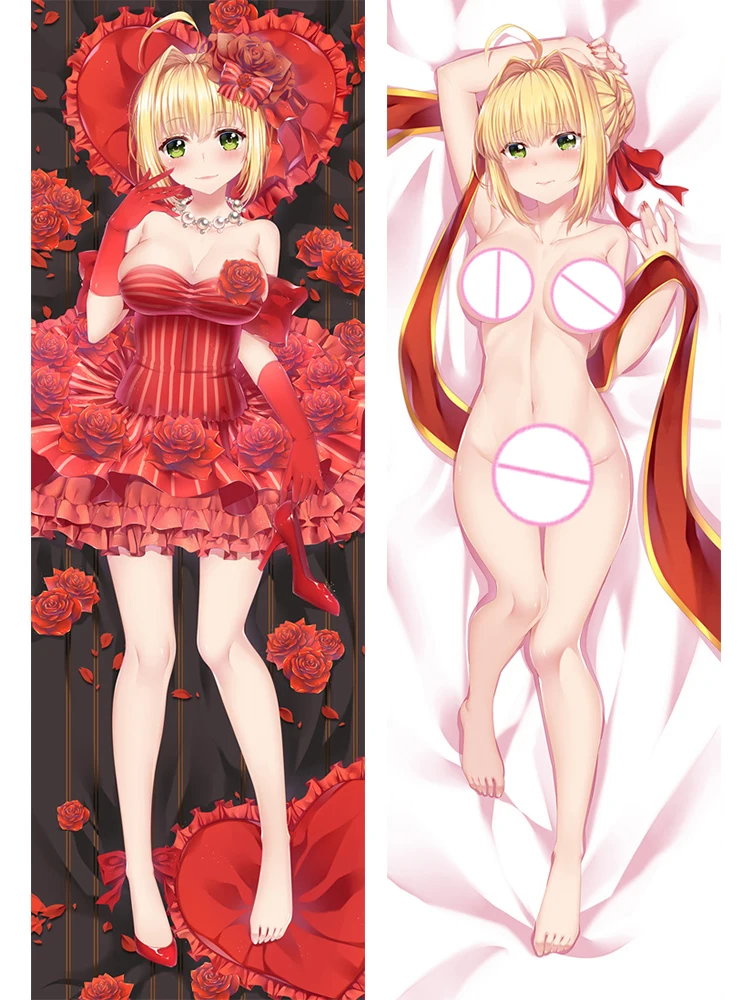 

Anime Pillow Cover Dakimakura Nero Claudius Double-Sided Print Life-Size Body Pillows Cover Adult Case Bedding Gifts