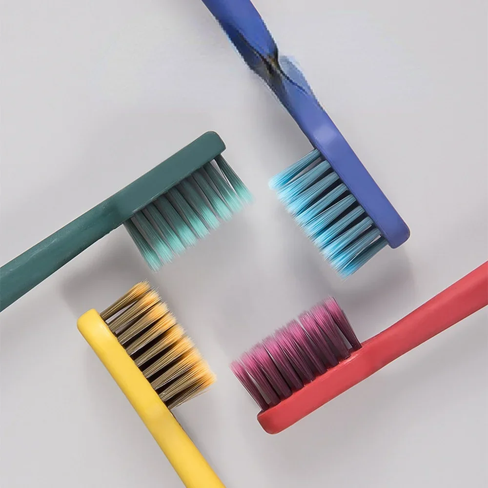 Double Color Box, Wide Head Design, BBC Snow Velvet Cotton Bristles, Soft Bristle Toothbrush