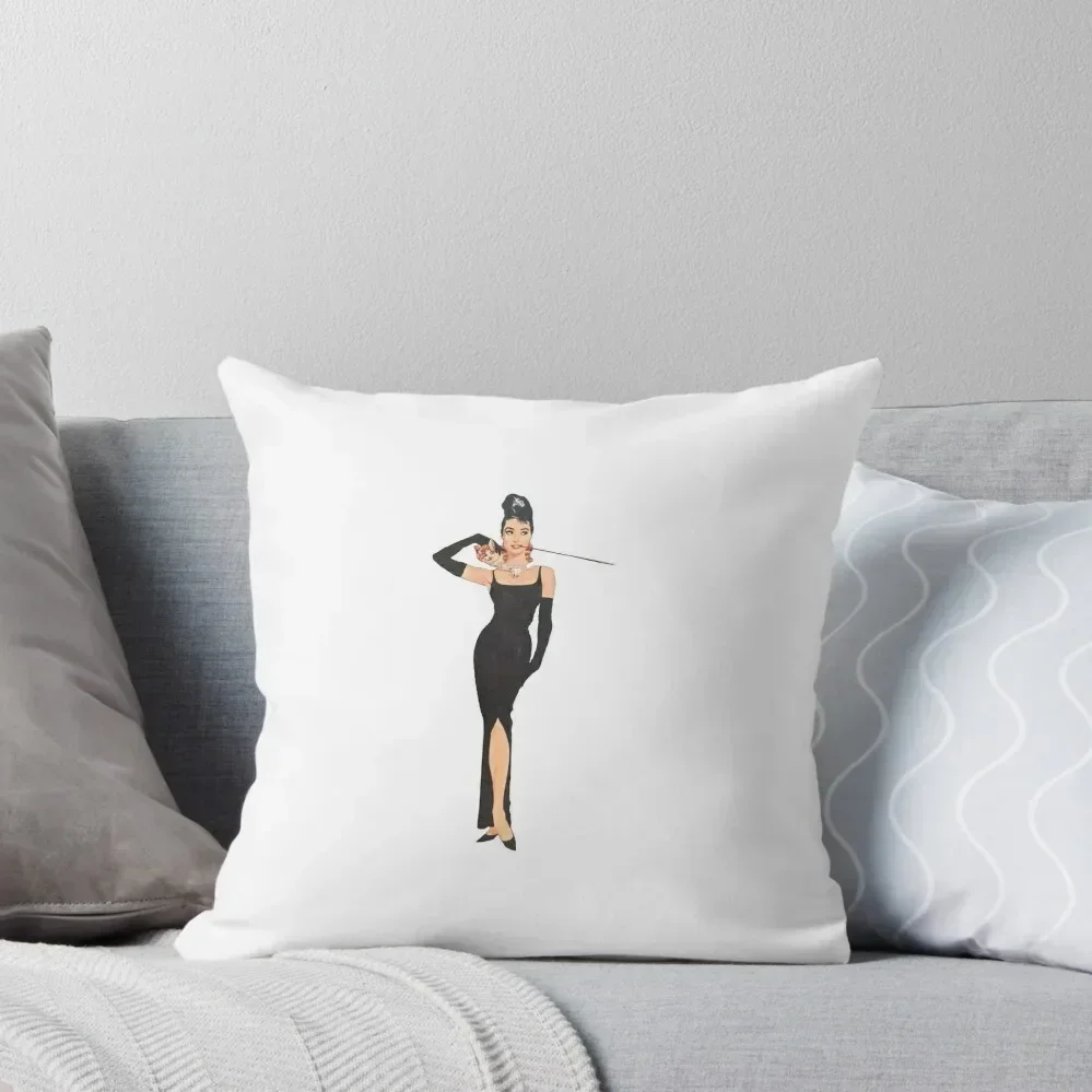 

Holly Golightly Throw Pillow Rectangular Cushion Cover anime girl Decorative Sofa Cushions Cushions Home Decor pillow