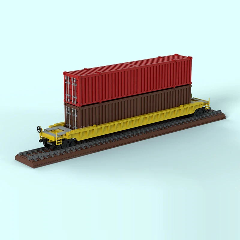 City Car Model MOC Building Bricks Railway Retro Well Car Modular Technology Gifts Holiday Assemble Children Toys Suit