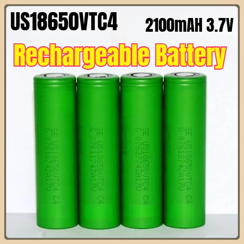 Baterai Isi Ulang US18650VTC4 2100mAH 3.7V 30A