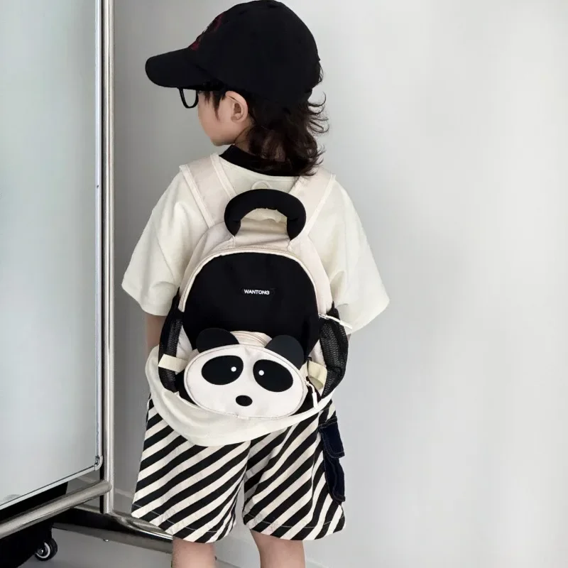 Jardim de Infância Animal Schoolbag, Cartoon Lazer Moda, Panda, Alta Capacidade, Bolsa De Ombro Das Crianças, Bolsa De Escola Kawaii, Homens e Mulheres