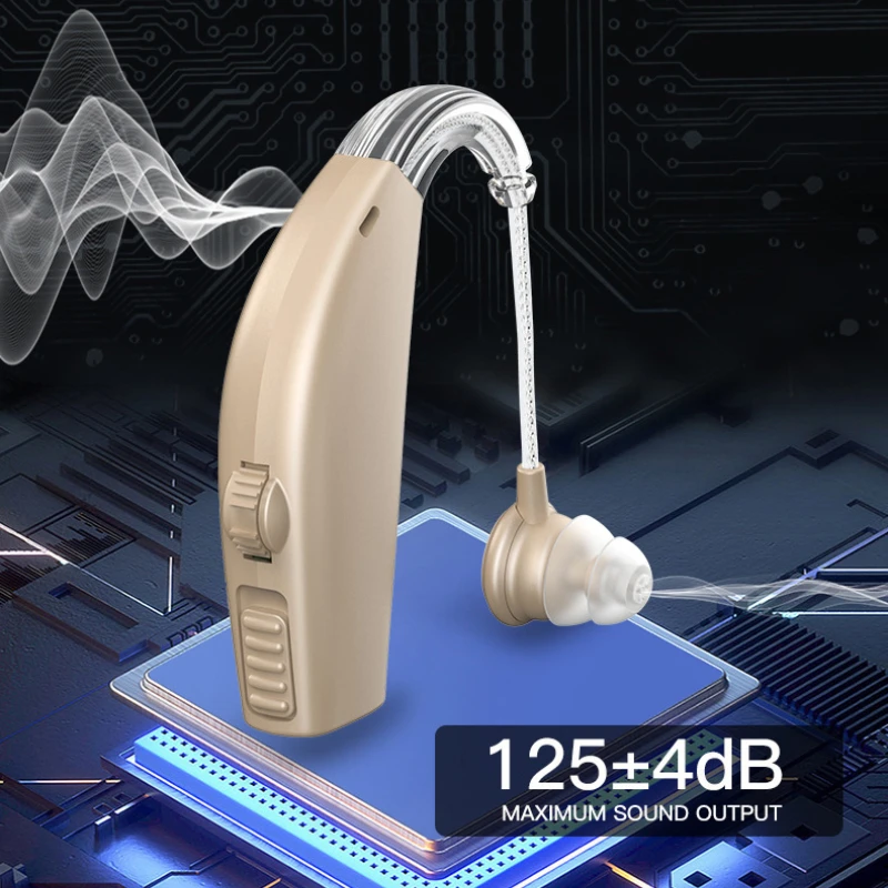 

Lightweight and Easy-to-Use Hearing Aid for Seniors with Amplification and Speaker Clear and Natural Sound Quality