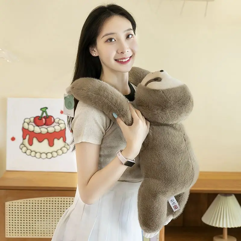 Soothing Back Treasure Cute Panda Plush Toy Sloth Panda Weighted Stuffed Animals Cuddly Plush Pillow Giant Plushie Ideal Gifts