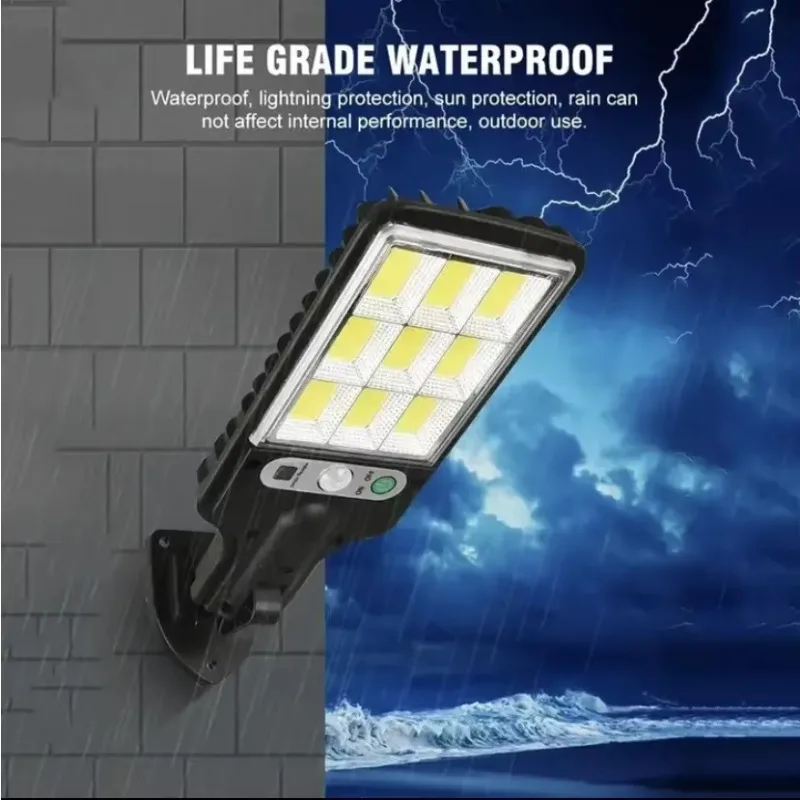 1/4/6Pack 108COB Outdoor Solar Lamp Motion Garden Light Solar Powered Led Outdoor Lighting Solar Street Light MotionSensor Light