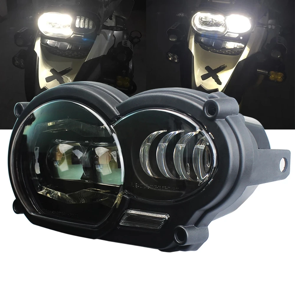 Headlight Assembly Led Headlamp Kits For 2005 - 2012 R1200GS Oil Cooled LED Projection Headlight Fit for bmw r1200 gs