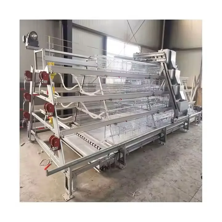 Build Sale Automatic Industrial Cheap Layer Large Portable Chicken Coop House Layer Cage for Laying Hens Run Cage