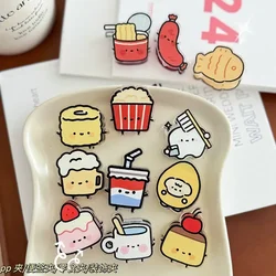 Cute Cartoon Ornaments Gift Sealing Clip Note Holder Pp Clip Student Cute Small Commodity Ornaments  Cute Stationery