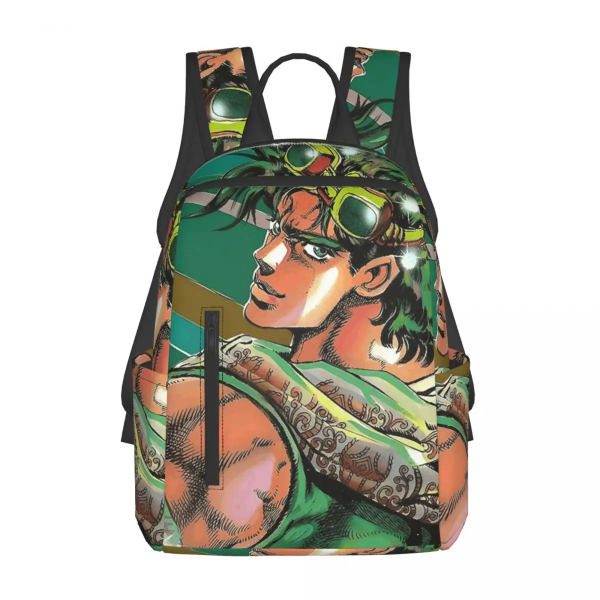 Jojo Bizarre Adventure Joseph Joestar Anime Backpack Daypack Large Capacity BookBag School Bag Shoulder Bags for Men Women