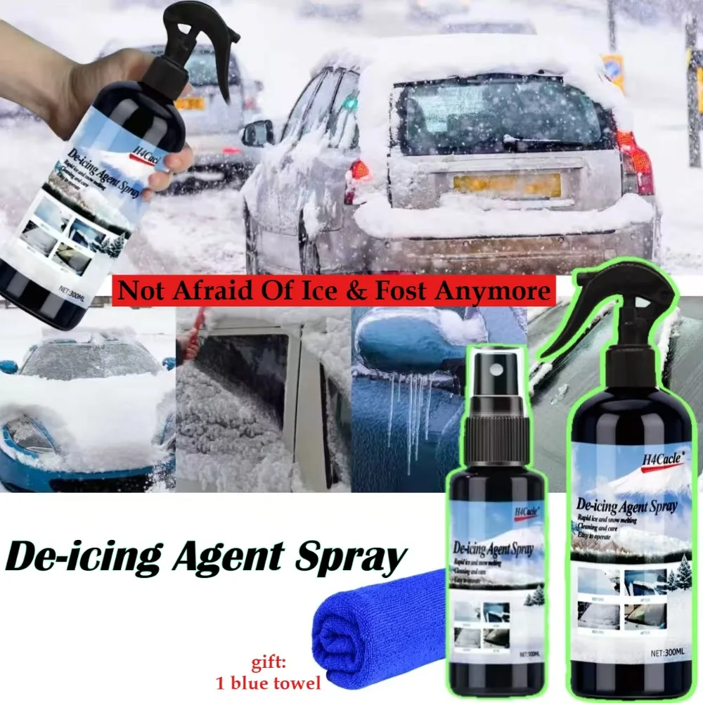 Auto Windschutzscheibe Schnee Entfernung Enteisung Mittel Spray Eis Schmelzen Winter Schnelle Auftauen Schnee Entfernen Glas Einfrieren Fenster Frost schutz