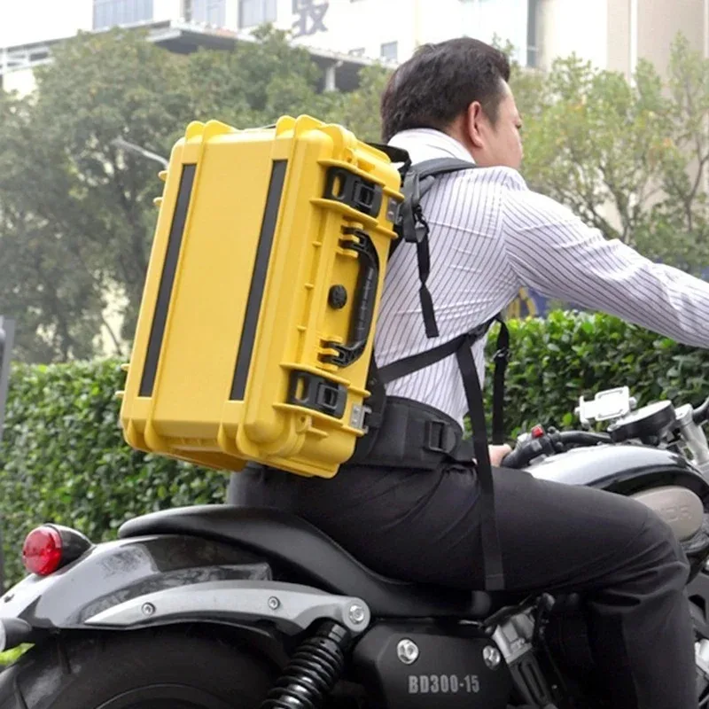 

Large Tool Case Backpack Empty Waterproof Tool Case Camera Protection Suitcase Tools Organizer Storage Toolbox Packaging