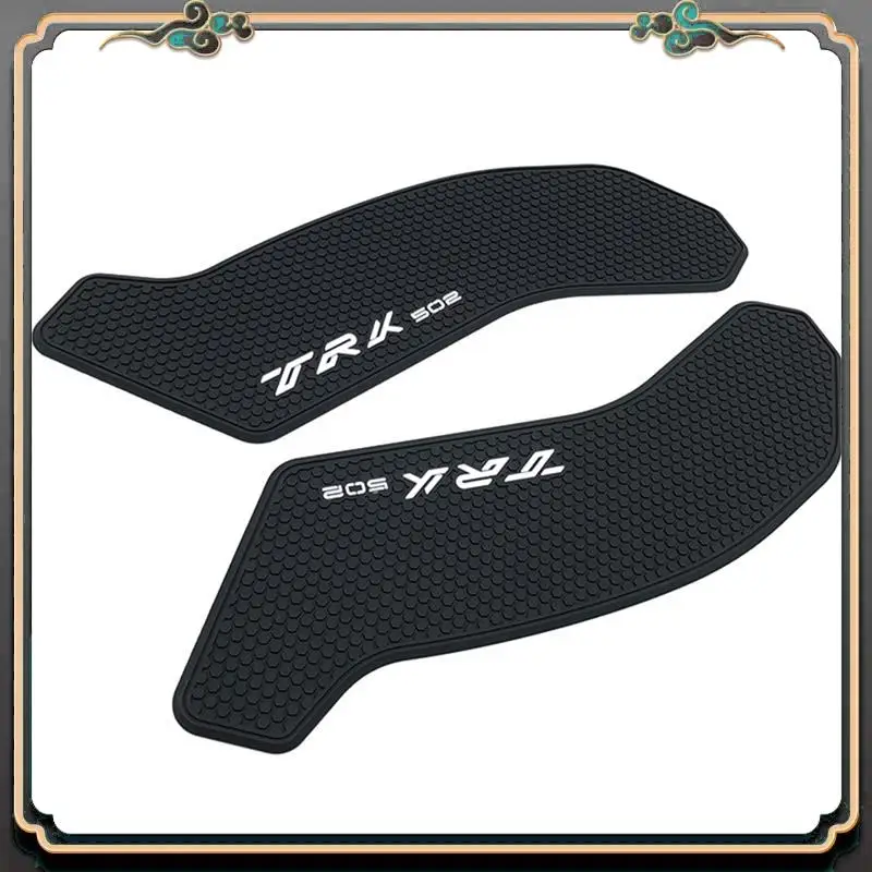 M45K-สําหรับBenelli TRK 502 502X 2017-2023 รถจักรยานยนต์รถจักรยานยนต์Pad Protectorสติกเกอร์รูปลอกแก๊สเข่าถังTraction Padเปลี่ยน