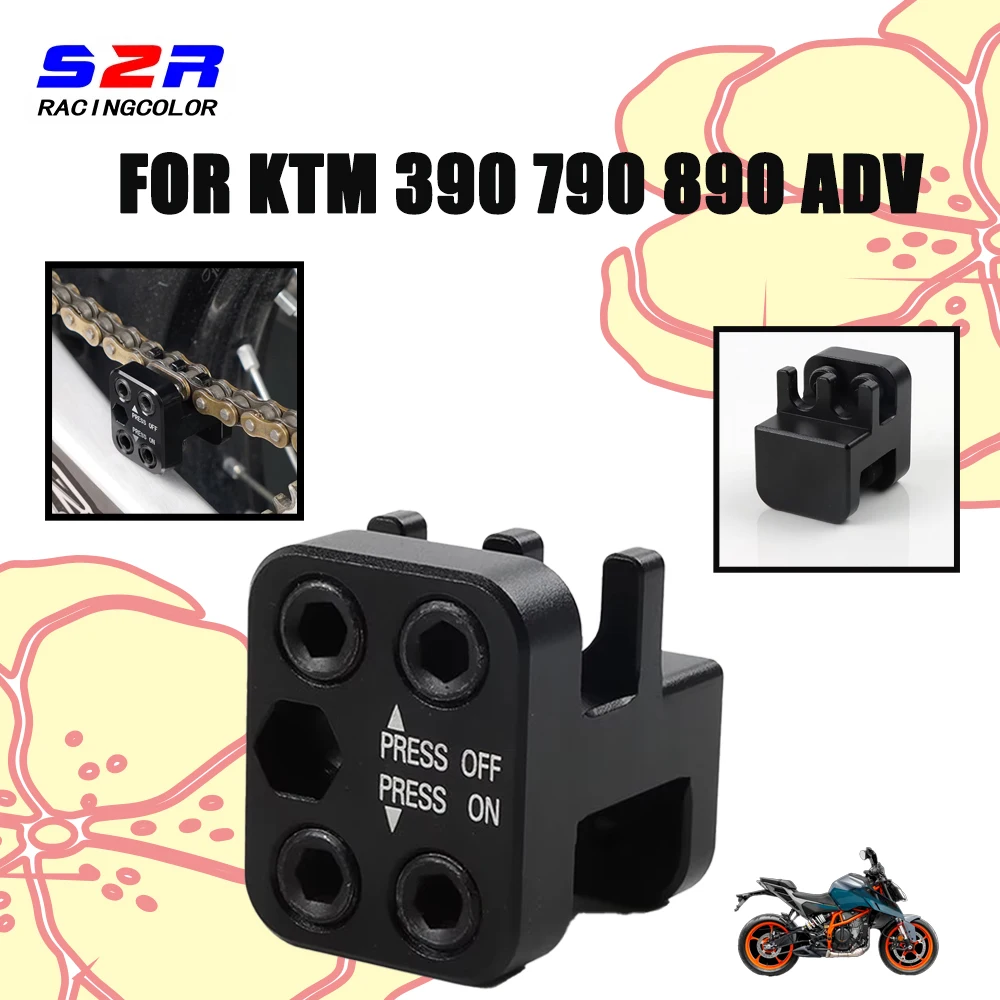 

Инструмент для обжима звеньев цепи мотоцикла Master Link для цепей 50, 520, 525, 530 для KTM 390, 790, 890 Adventure, 250, 790 ADV, 790ADV