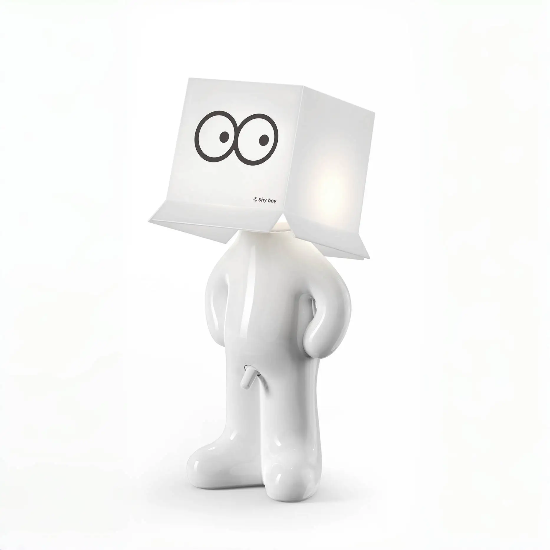 Decoración de dormitorio, mesa de luz Led, lámpara de escritorio, enchufe USB, expresión, niño con interruptor de pene, luz nocturna, luz de ambiente