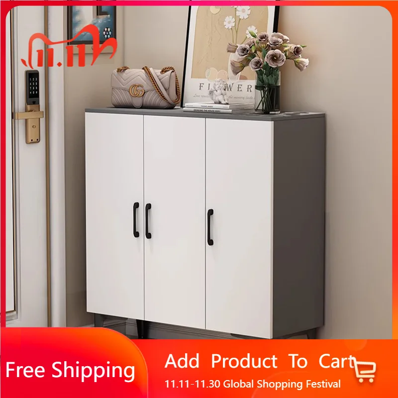 

Storage Organizer Shoe Cabinet Living Room College Dorm Essentials Mobile Display Shoe Shelf Luxury Muebles Entrance Furniture